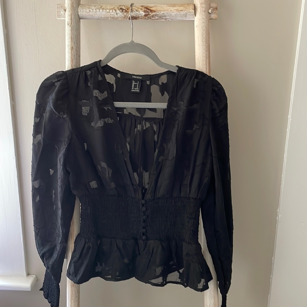 Forever 21 Peplum Top